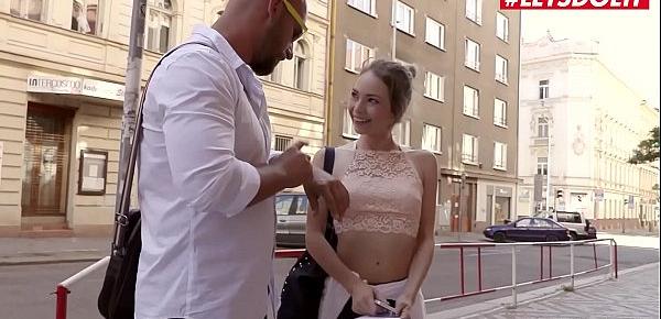  LETSDOEIT - Petite Tourist Angel Smalls Goes For Anal Quickie With Random Guy That She Just Met